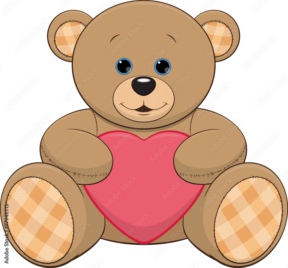 Obraz premium Cute teddy bear