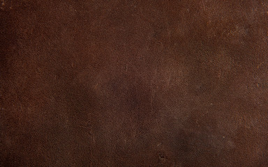 Dark brown vintage and grunge background texture. Leather
