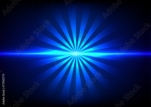 abstract blue light sunlight effect background