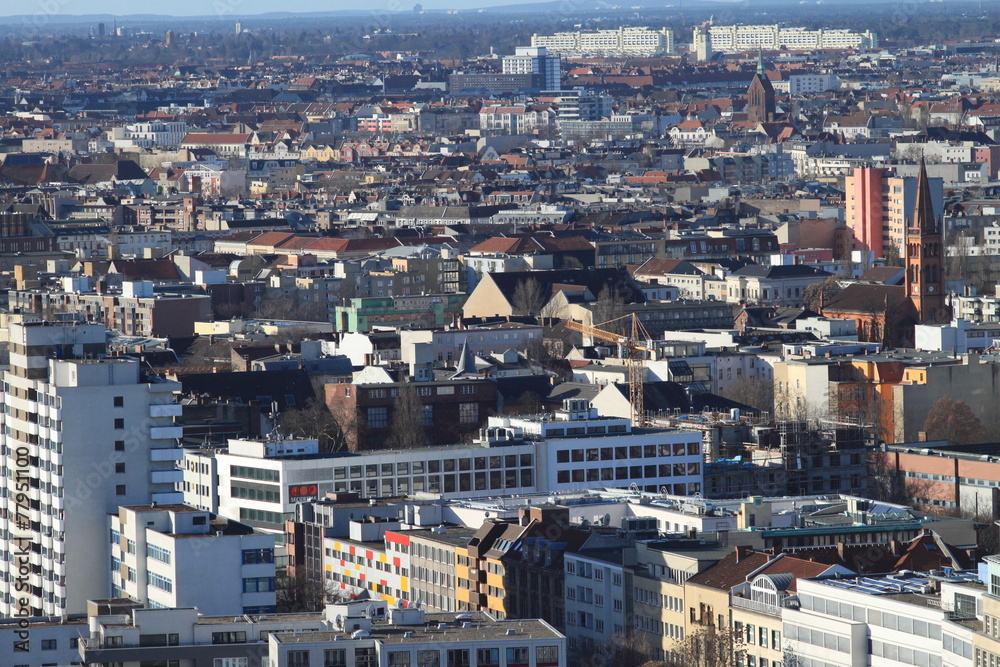 Fototapeta premium Blick über die Potsdamer Straße in Berlin