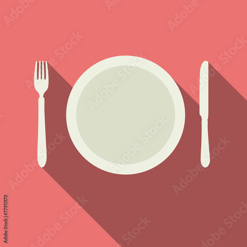 Flat Dinner Plate Design
