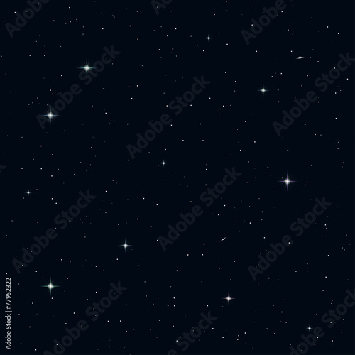 Seamless night sky