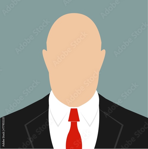 businessman in a red tie