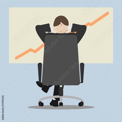 businessman relax