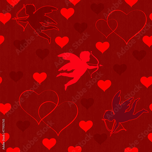 red cupid seamless