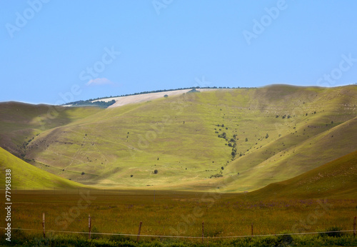 Umbrische Landschaft im Herbst