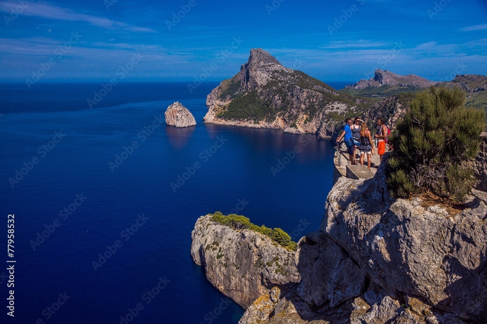 Obraz premium Aussicht zum Cap de Formentor auf Mallorca