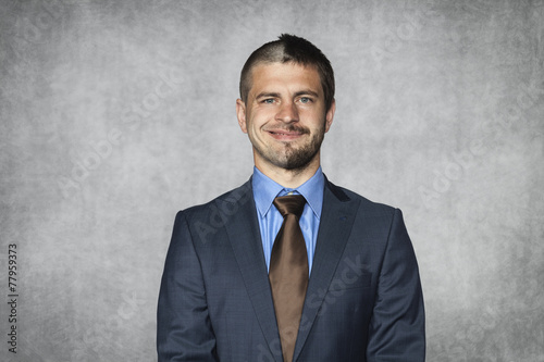 portrait of a happy businessman