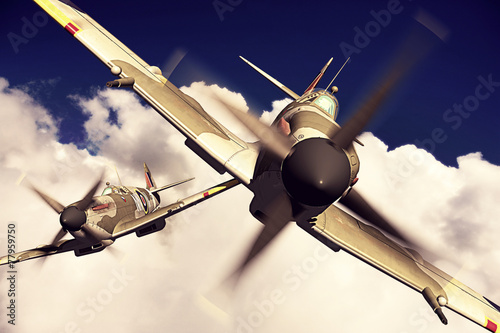 Canvas Print Supermarine Spitfire