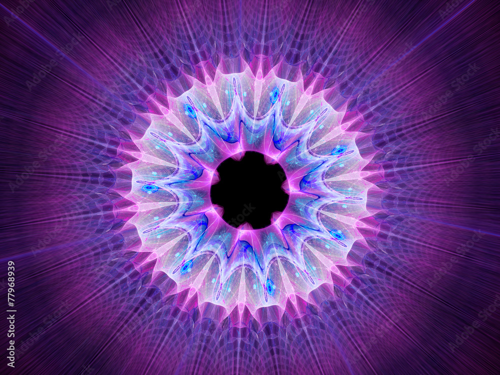 Multicolored space mandala Multicolored space mandala