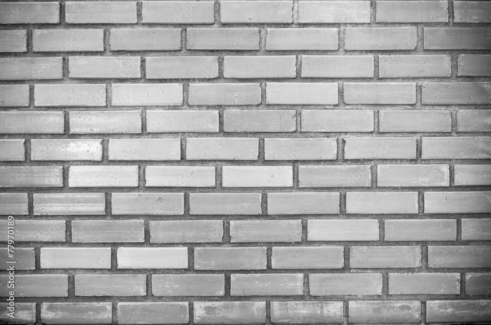 Naklejka premium High resolution pictures clean monochrome modern pattern of bric