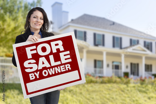 Female Holding Sale By Owne...
