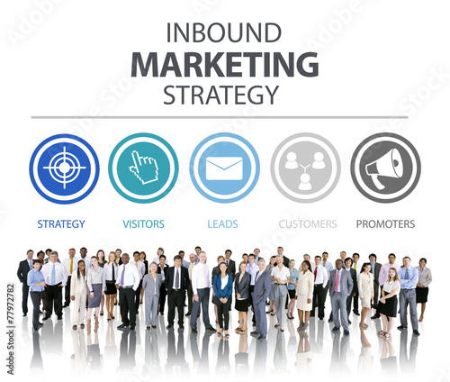 Inbound Marketing Strategy Advertisement Commercial Concept