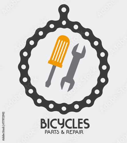 Bike design, vector illustration.
