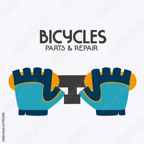 Bike design, vector illustration.