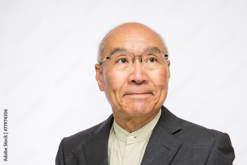 笑顔のシニア 笑顔のシニア