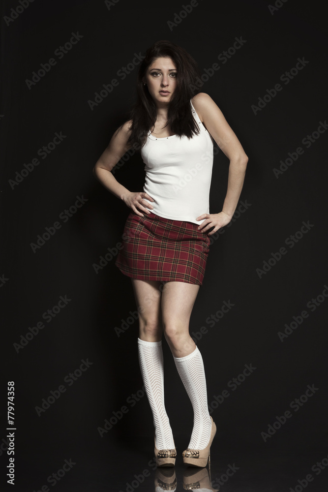 Schulmädchenlook Schulmädchenlook