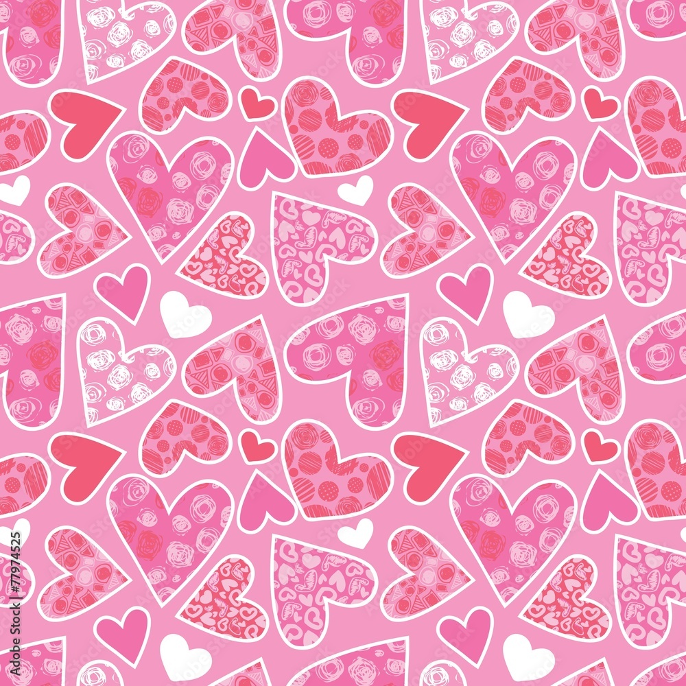 Naklejka premium Fun seamless vintage background