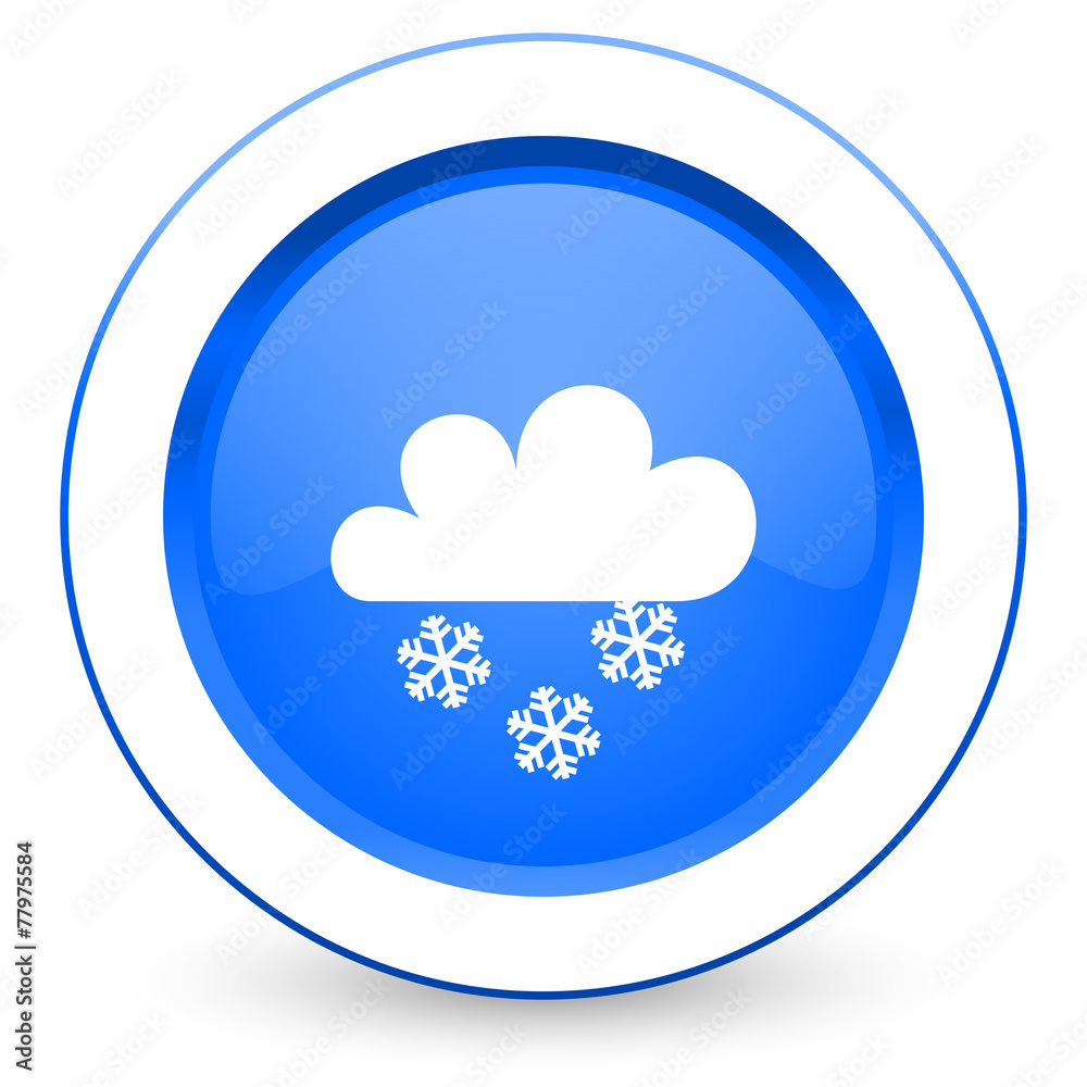 snowing icon waether forecast sign snowing icon waether forecast sign