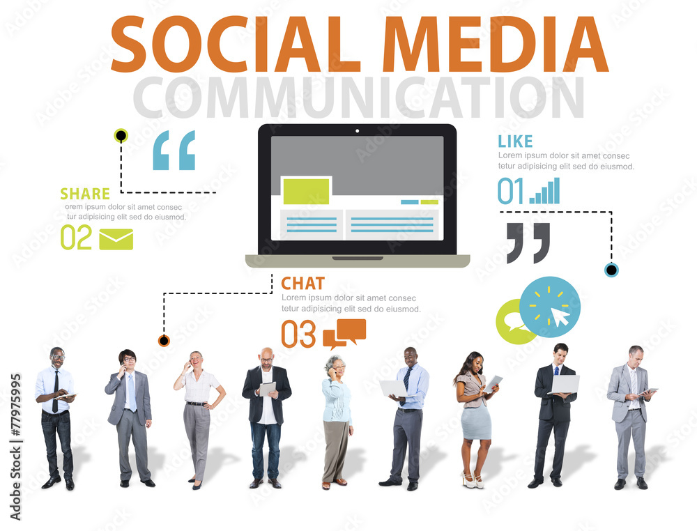 Social Media Social Networking Technology Connection Concept Social Media Social Networking Technology Connection Concept