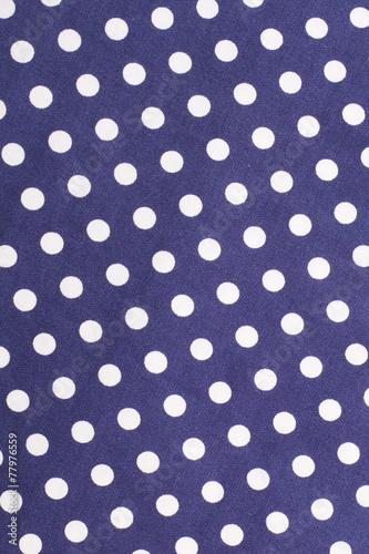 White spotted textile