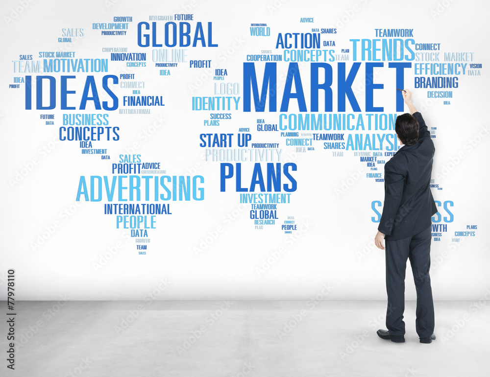 Market Business Global Business Marketing Commerce Concept Market Business Global Business Marketing Commerce Concept