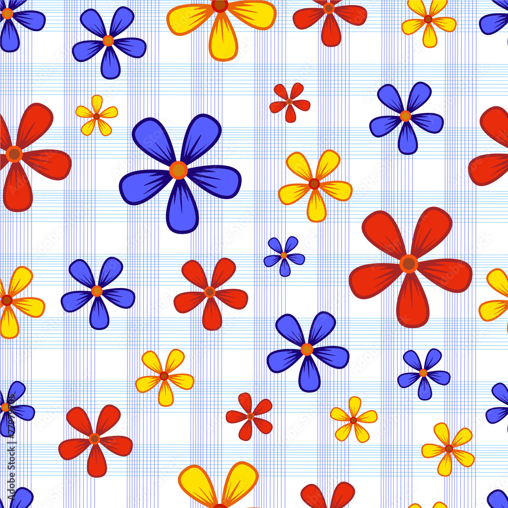 Flowers on white Flowers on white