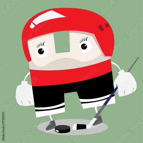 Funny Letter H from Sport Alphabet
