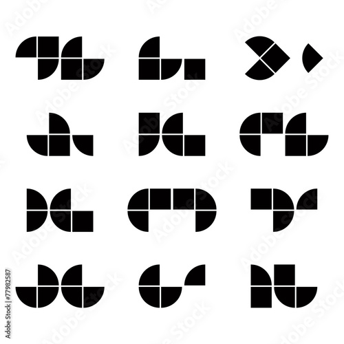 Abstract geometric simplist...