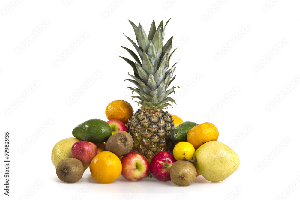 tropical fruit isolated