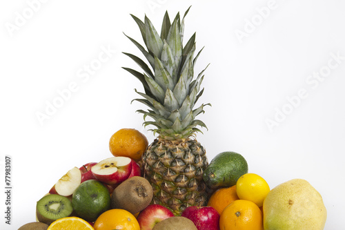 tropical fruit isolated