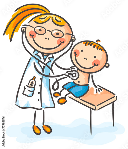 Boy at the doctor