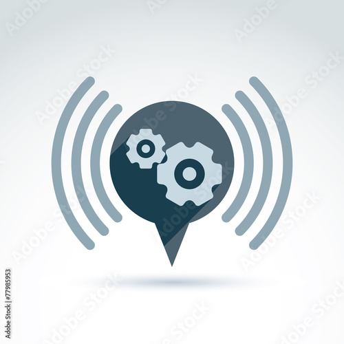 Vector illustration of conv...