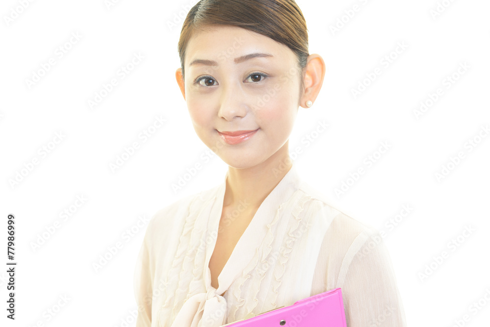 笑顔のビジネスウーマン