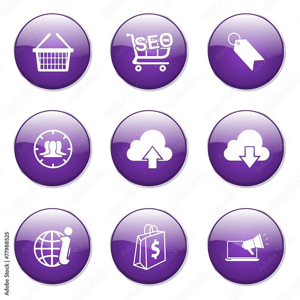 SEO Internet Sign Violet Vector Button Icon Design Set 7 SEO Internet Sign Violet Vector Button Icon Design Set 7