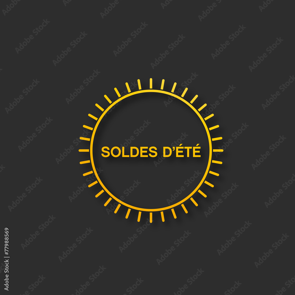 Fototapeta premium soldes d'été