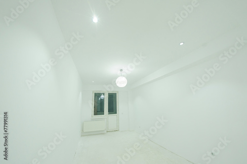 White Room with Balcony Door