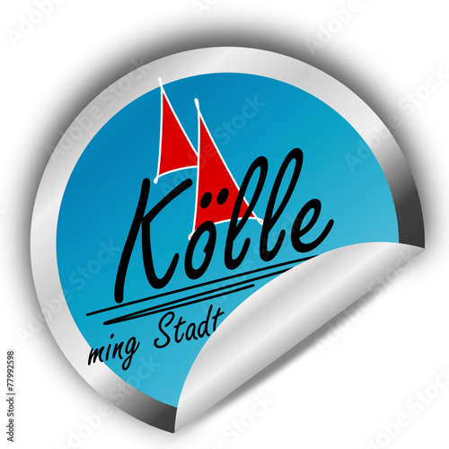 Sticker Kölle ming Stadt