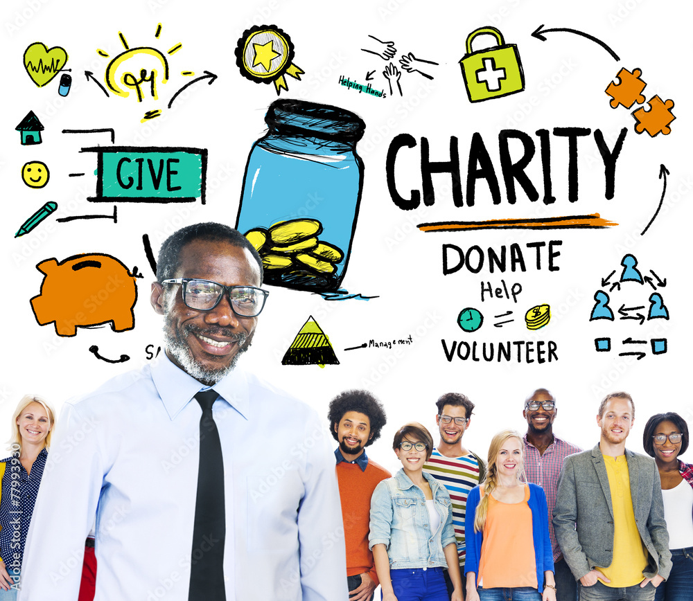 People Team Togetherness Give Help Donate Charity Concept People Team Togetherness Give Help Donate Charity Concept
