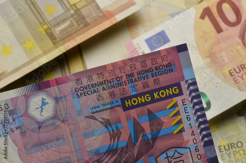 Hong Kong dollar 香港圓 Dólar de Dollaro hongkonghese photo
