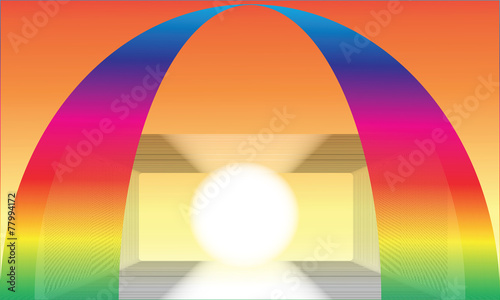 Geometric pattern tunnel