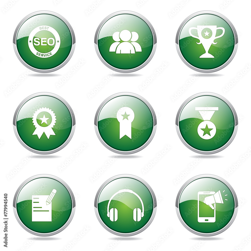 SEO Internet Sign Green Vector Button Icon Design Set 9 SEO Internet Sign Green Vector Button Icon Design Set 9