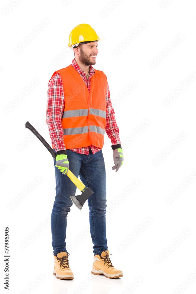 Lumberjack with an axe Lumberjack with an axe