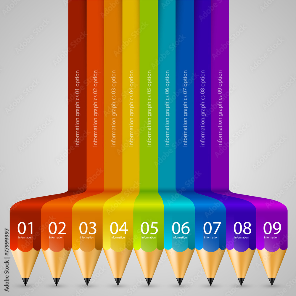 Colour Abstract pencil Background. Vector Colour Abstract pencil Background. Vector