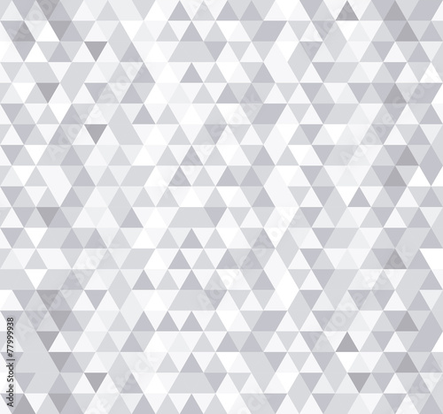 White triangle pattern tiles. Seamless pattern texture, vector background.