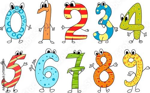 Funny numbers photo