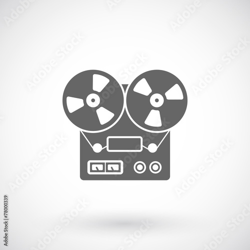Reel tape recorder icon