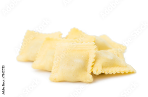 Ravioli pasta squares