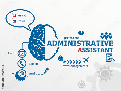 Administrative assistant concept.