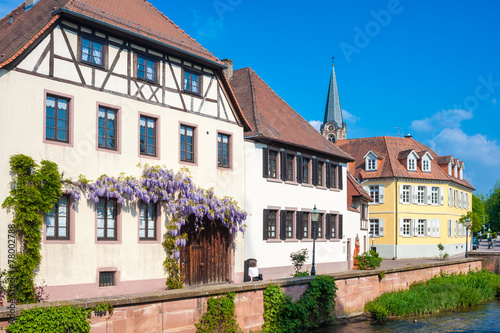 Altstadt mit Fluss Alb, Ettlingen